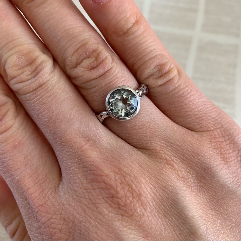 Green Amethyst Ring
